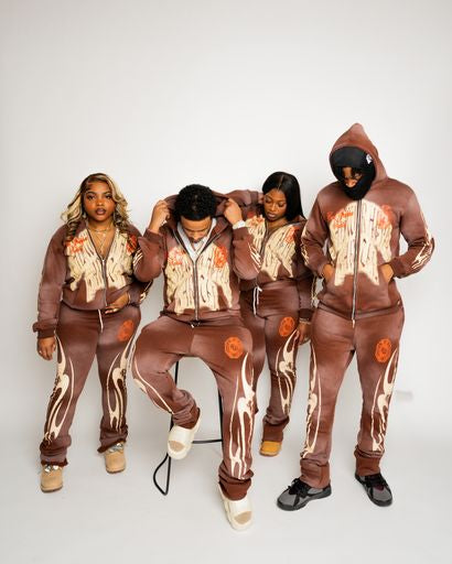 Brown wrapper Suits